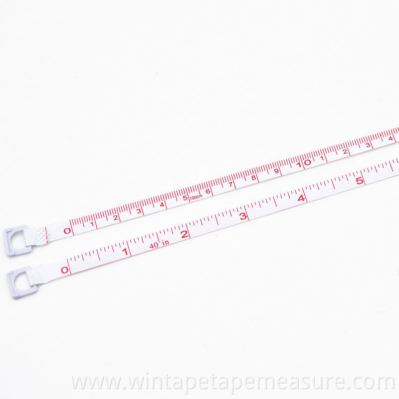 100cm/39inch mini square transparent measuring tape tailoring promotional medical items china supply bulk with logo or names